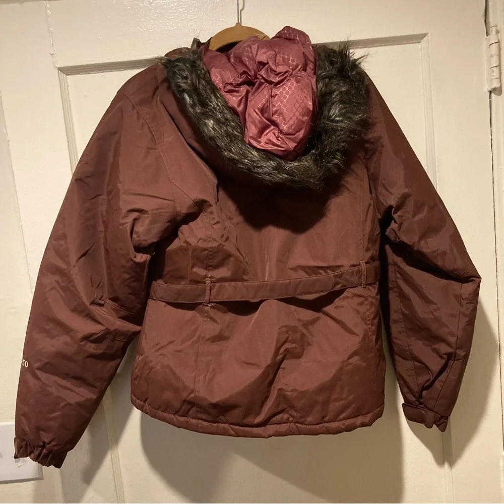 The North Face Womens 550 Goose Down Hooded Jacket - Greenland - Small - Picture 2 of 8